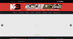 Desktop Screenshot of kb3football.com