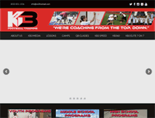 Tablet Screenshot of kb3football.com